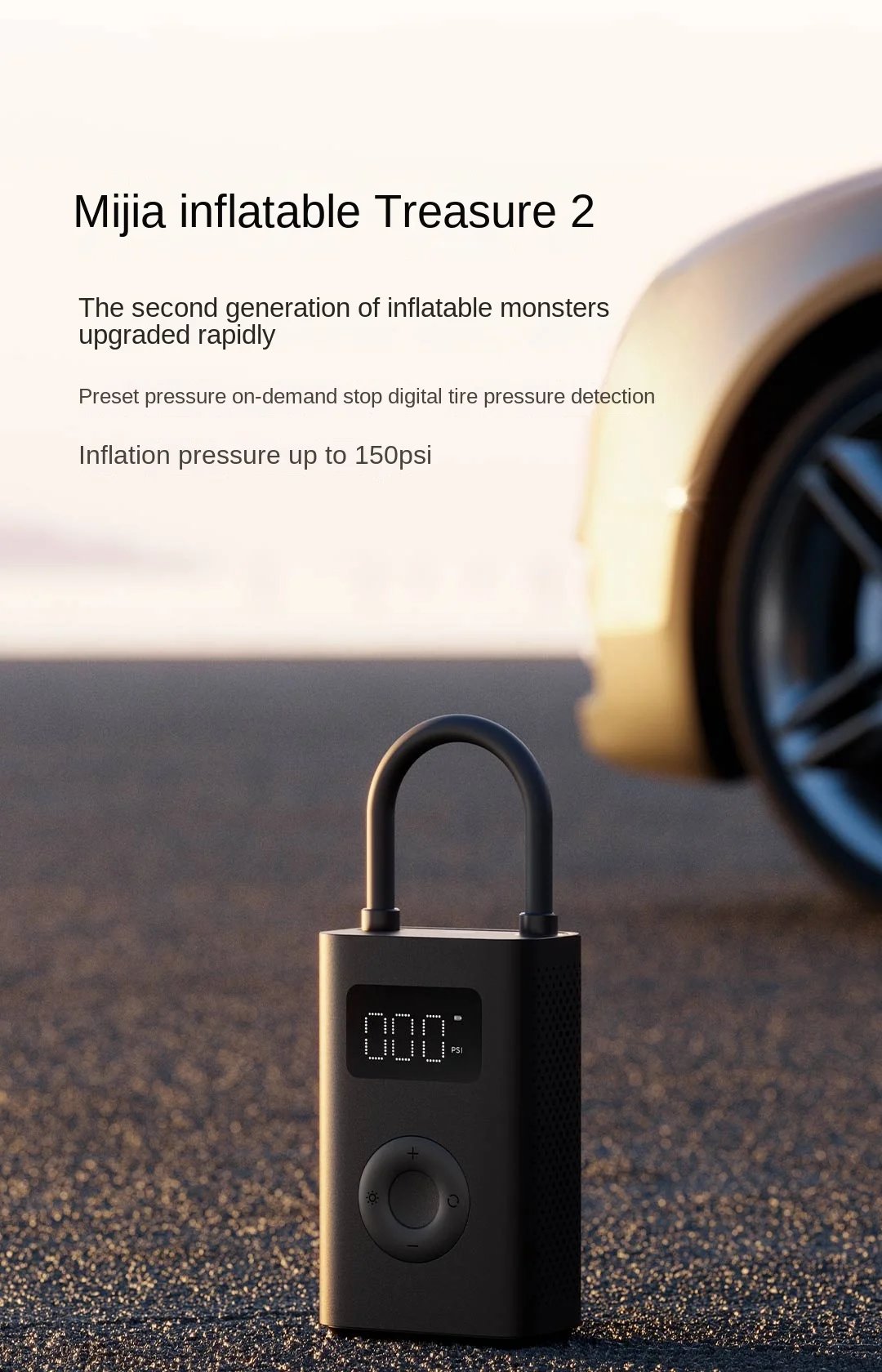 Xiaomi Mijia Air Pump 2: Your Portable Tire Inflation Solution