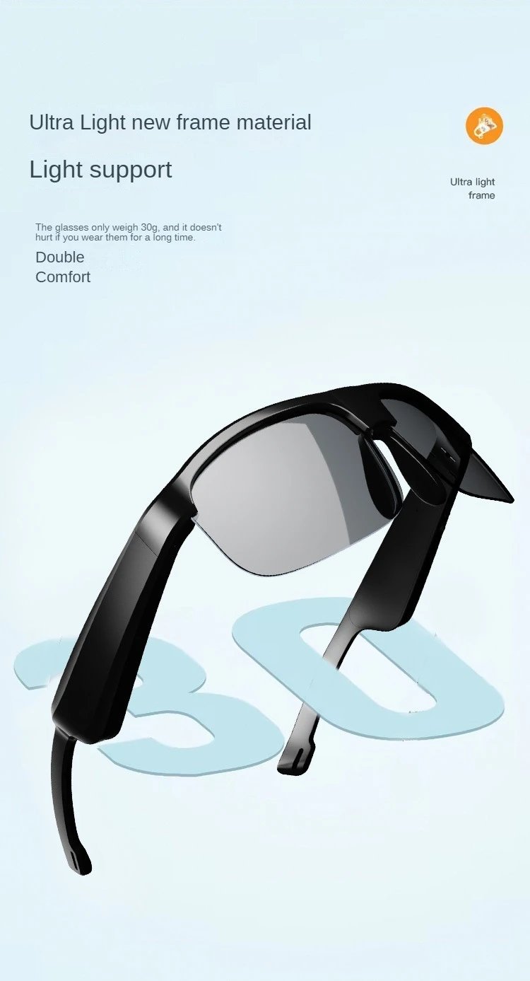 Upgraded Smart Bluetooth V5.3 Sunglasses: Your Stylish Tech Accessory