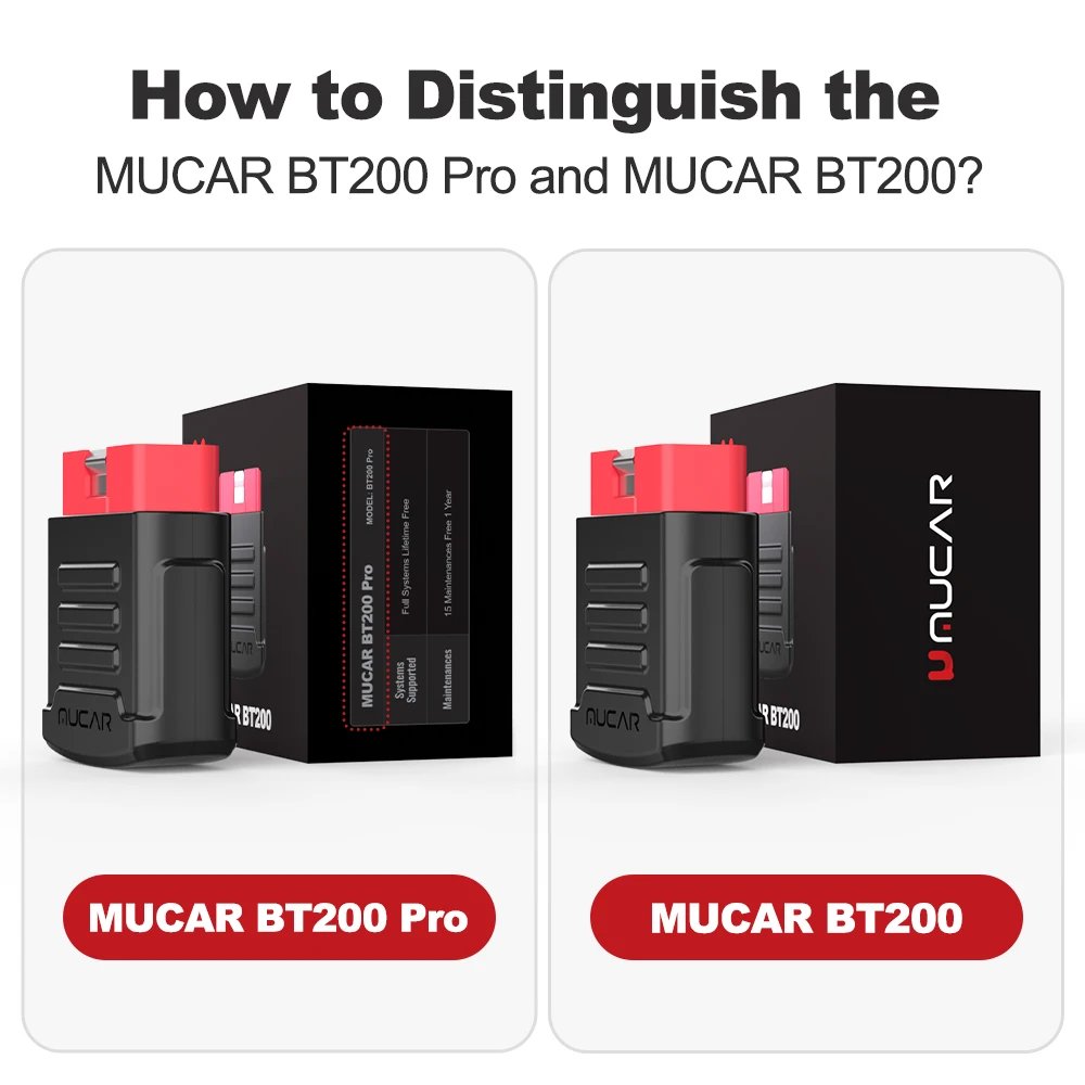 MUCAR BT200/BT200 Pro OBD2 Scanner: Your Automotive Diagnostic Tool