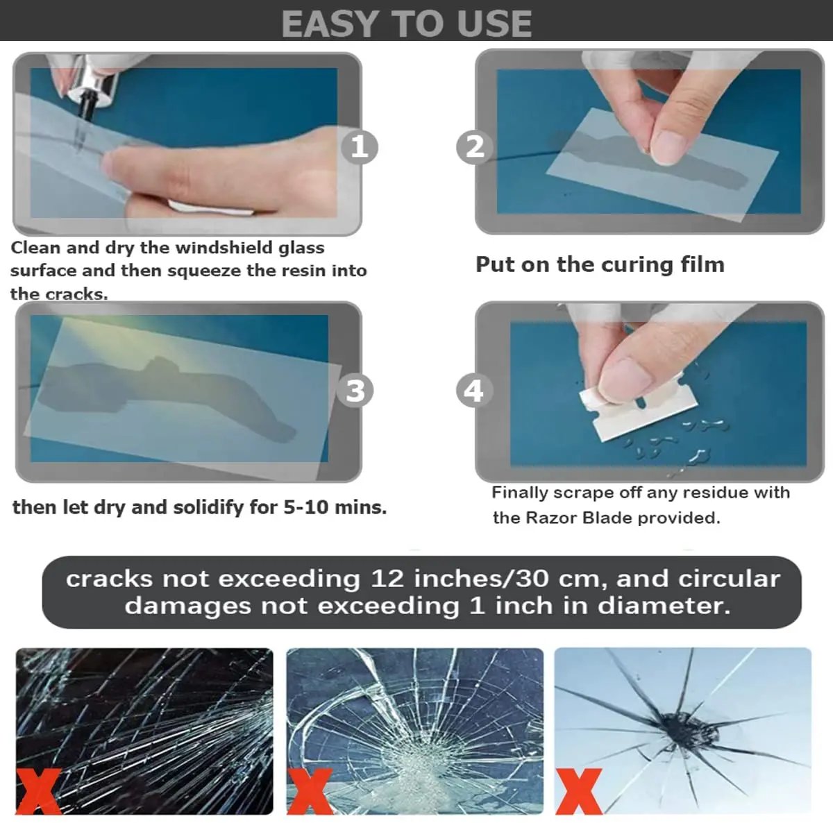 Windshield Repair Kit: Fix Chips and Cracks