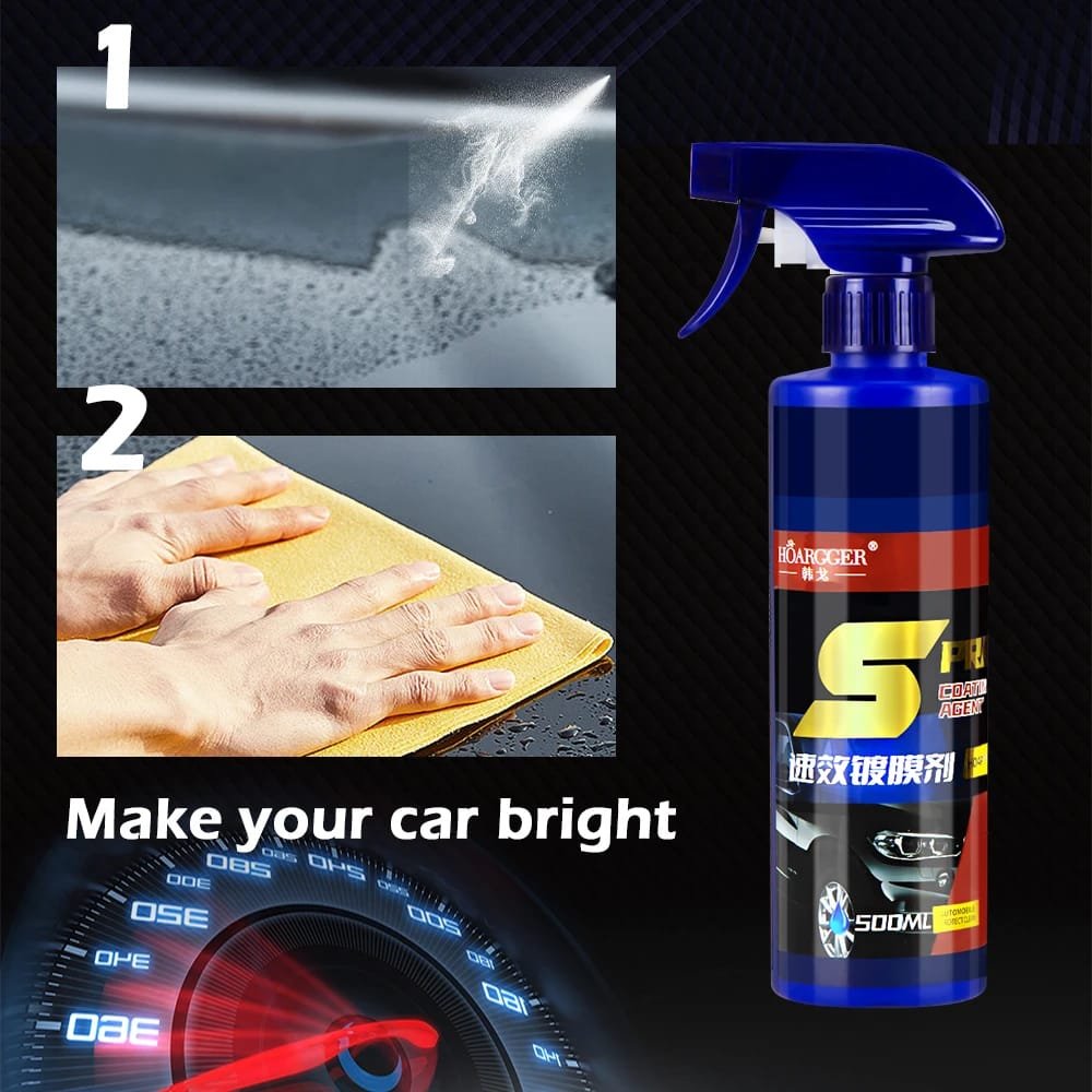 500ml 3-in-1 Car Paint Repair Ceramic Coating Spray: Protect and Shine