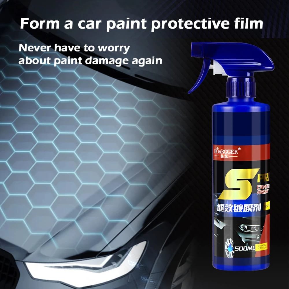 500ml 3-in-1 Car Paint Repair Ceramic Coating Spray: Protect and Shine