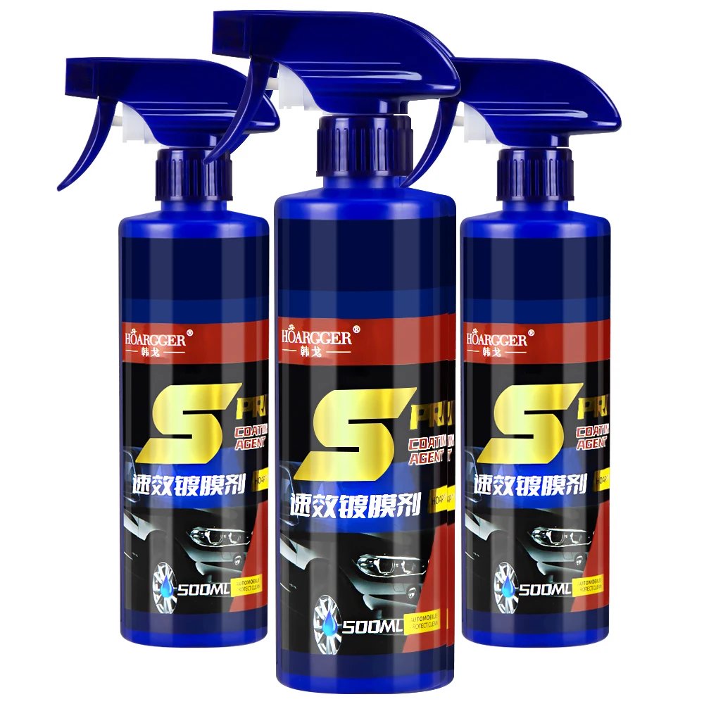 500ml 3-in-1 Car Paint Repair Ceramic Coating Spray: Protect and Shine