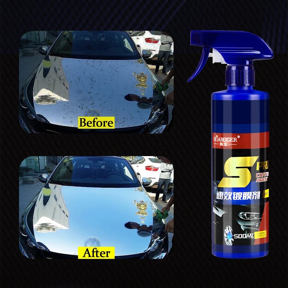 500ml 3-in-1 Car Paint Repair Ceramic Coating Spray: Protect and Shine