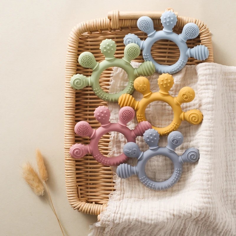 Silicone Teether: Your Baby's Soothing Companion