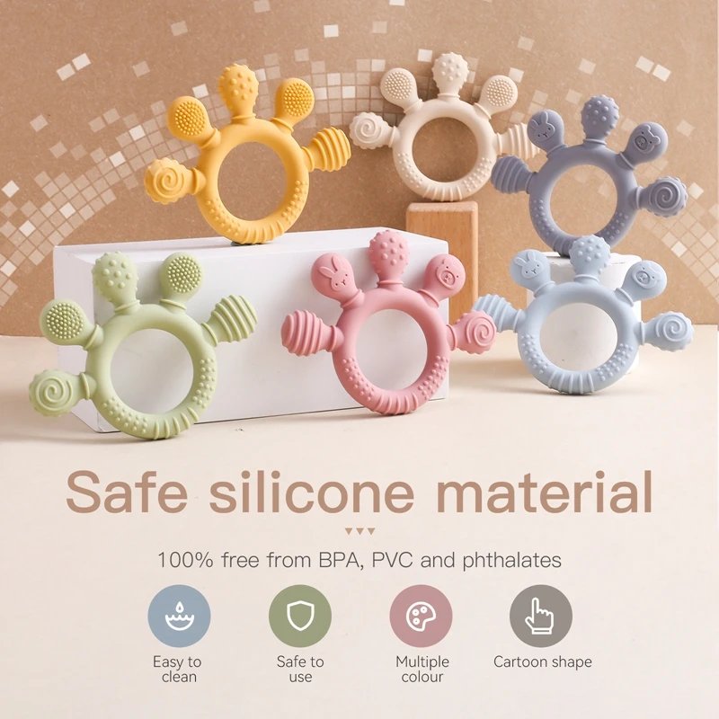 Silicone Teether: Your Baby's Soothing Companion
