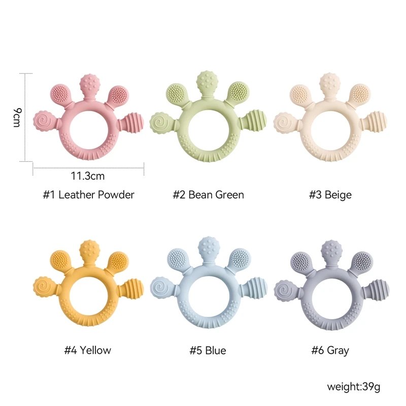 Silicone Teether: Your Baby's Soothing Companion