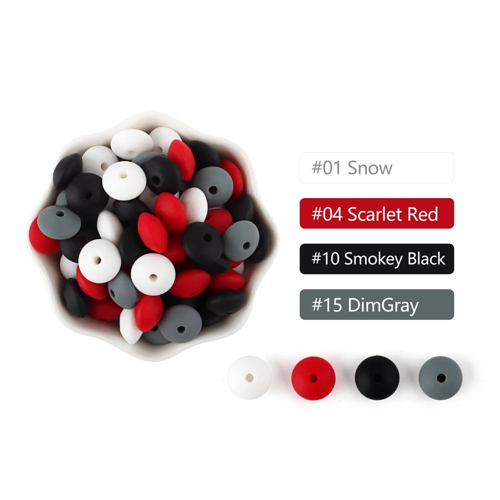 20Pcs Silicone Beads: Versatile DIY Accessories