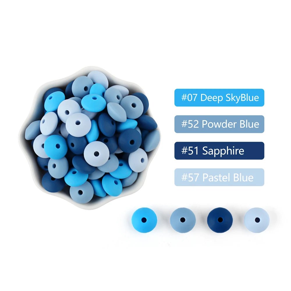 20Pcs Silicone Beads: Versatile DIY Accessories