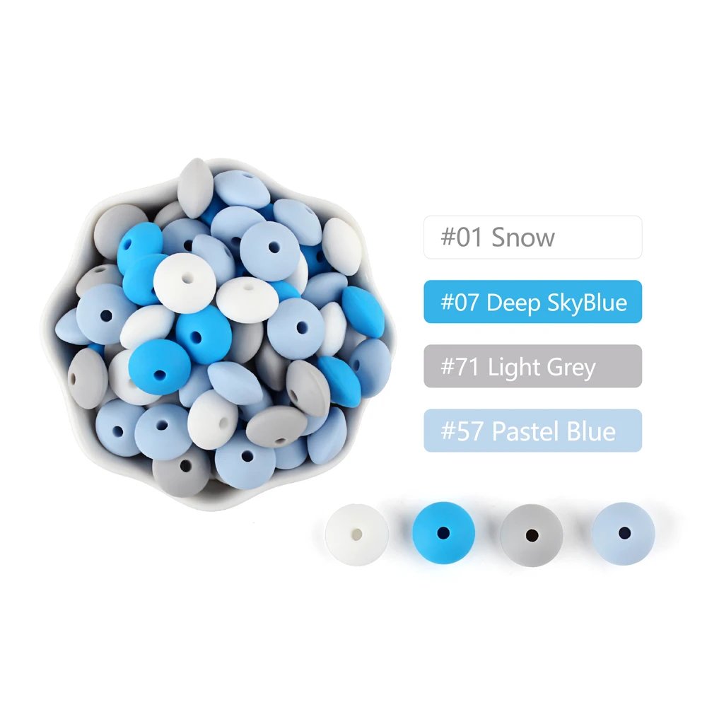 20Pcs Silicone Beads: Versatile DIY Accessories