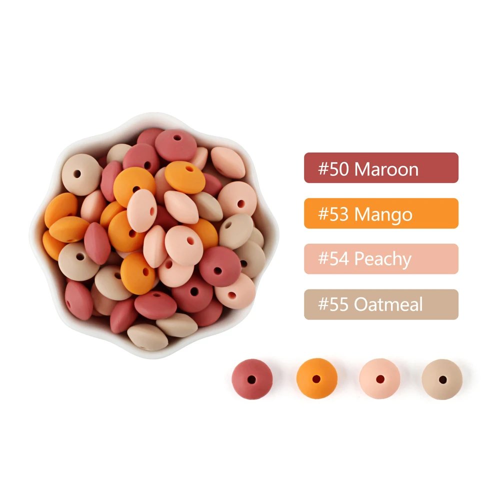 20Pcs Silicone Beads: Versatile DIY Accessories