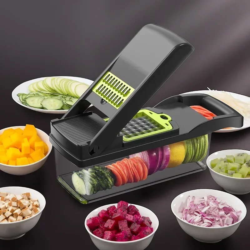 14/16-in-1 Multifunctional Vegetable Chopper: Your Kitchen Workhorse