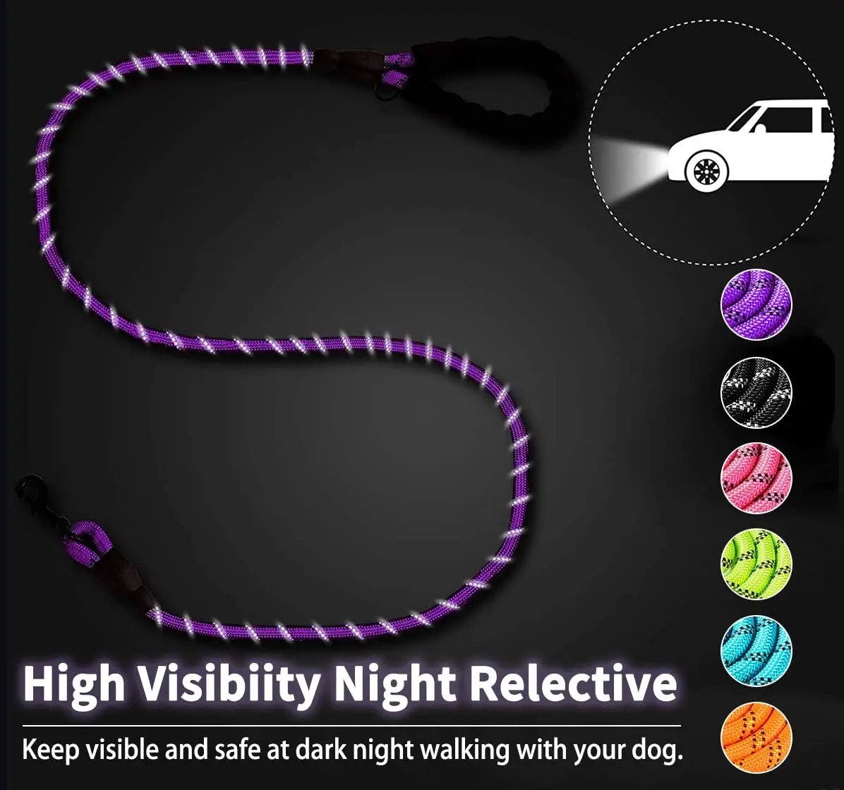 Strong Reflective Dog Leash: A Must-Have for Walks