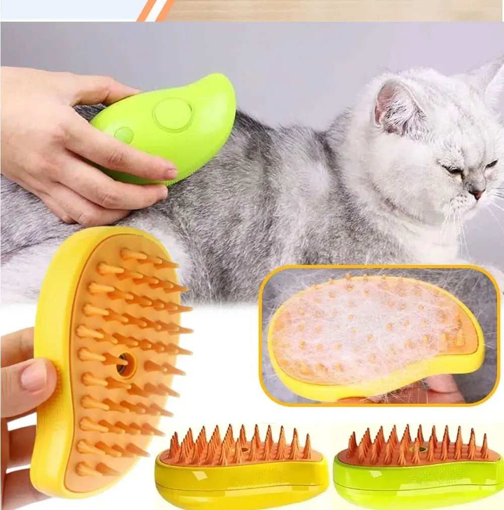 3-in-1 Pet Steam Brush: A Grooming Essential