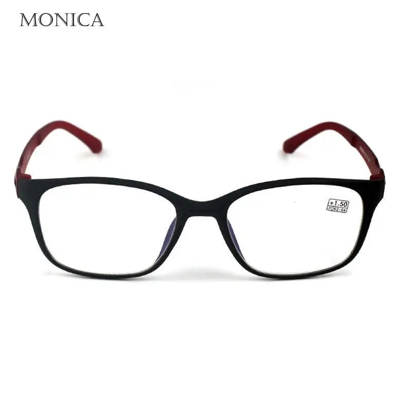 Reading Glasses Men Anti Blue Rays Presbyopia Eyeglasses Antifatigue Computer Eyewear with +1.5 +2.0 +2.5 +3.0 +3.5 +4.0