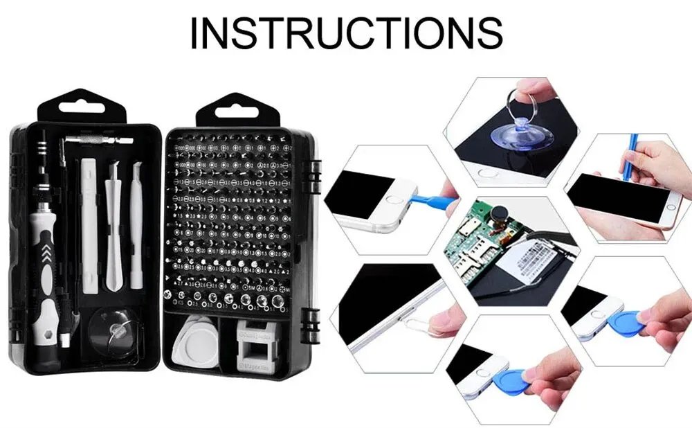 115-in-1 Precision Screwdriver Set: Your Essential Tool Kit