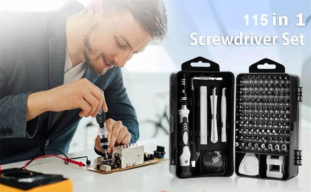 115-in-1 Precision Screwdriver Set: Your Essential Tool Kit