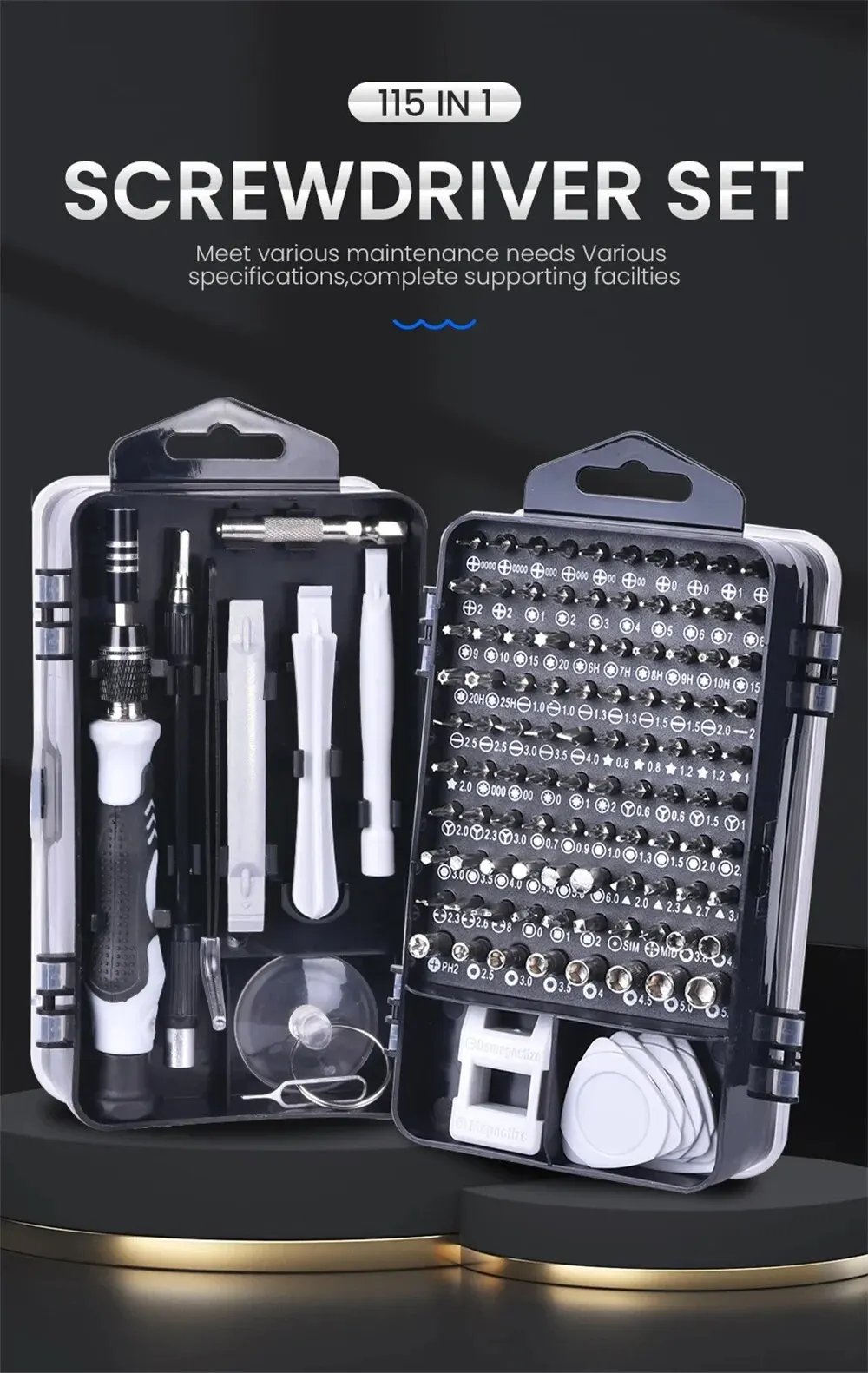 115-in-1 Precision Screwdriver Set: Your Essential Tool Kit