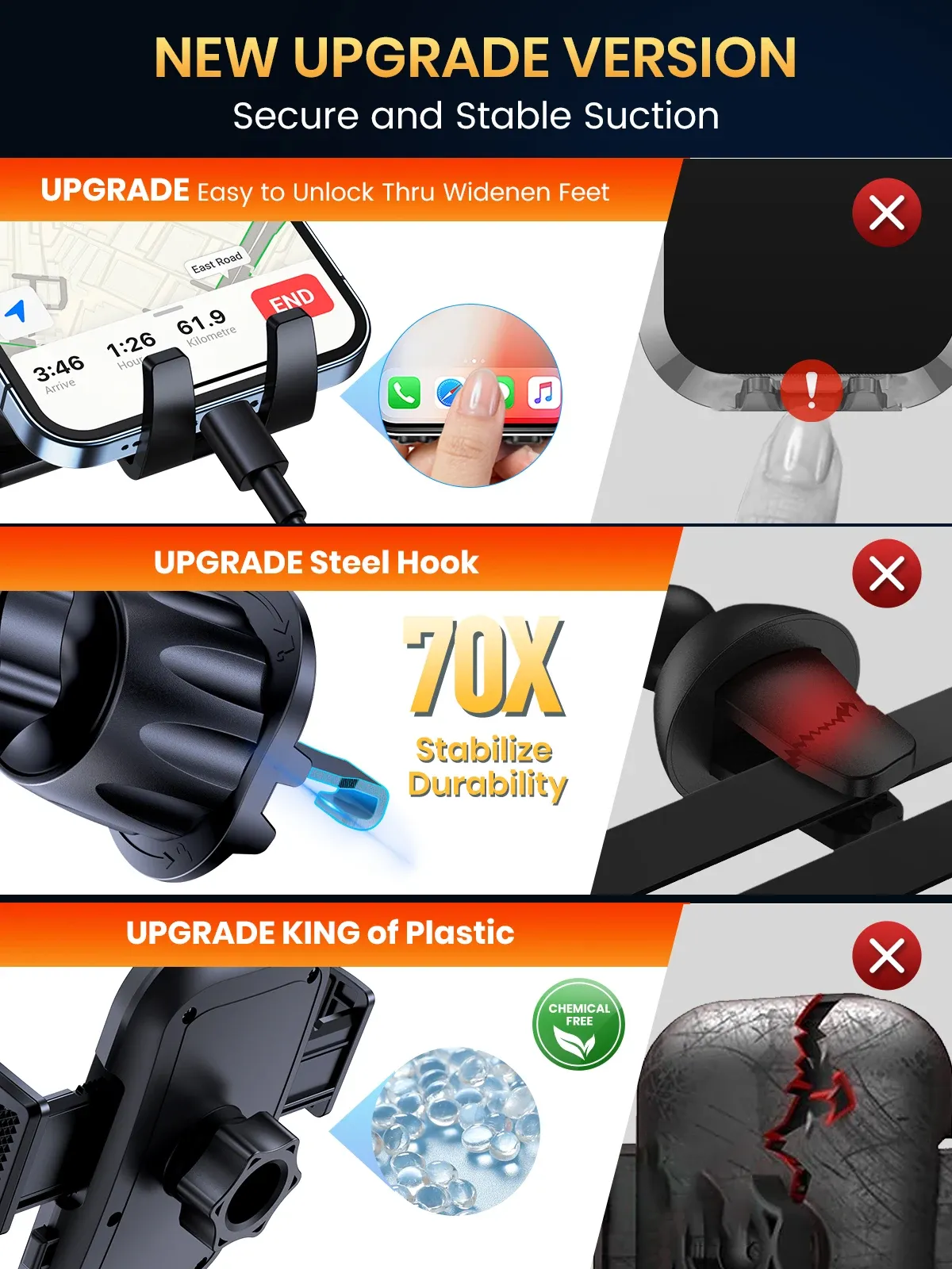TOPK Car Phone Holder: Secure and Convenient