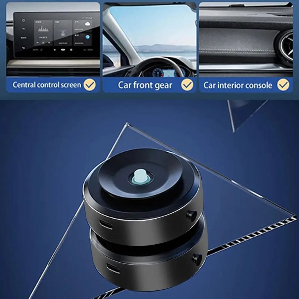 The Intelligent Car Mount Mobile Phone Holder Magnetic Vacuum Adsorption Ultra Stable Suction Cup Bracket For Navigation Live Stream
