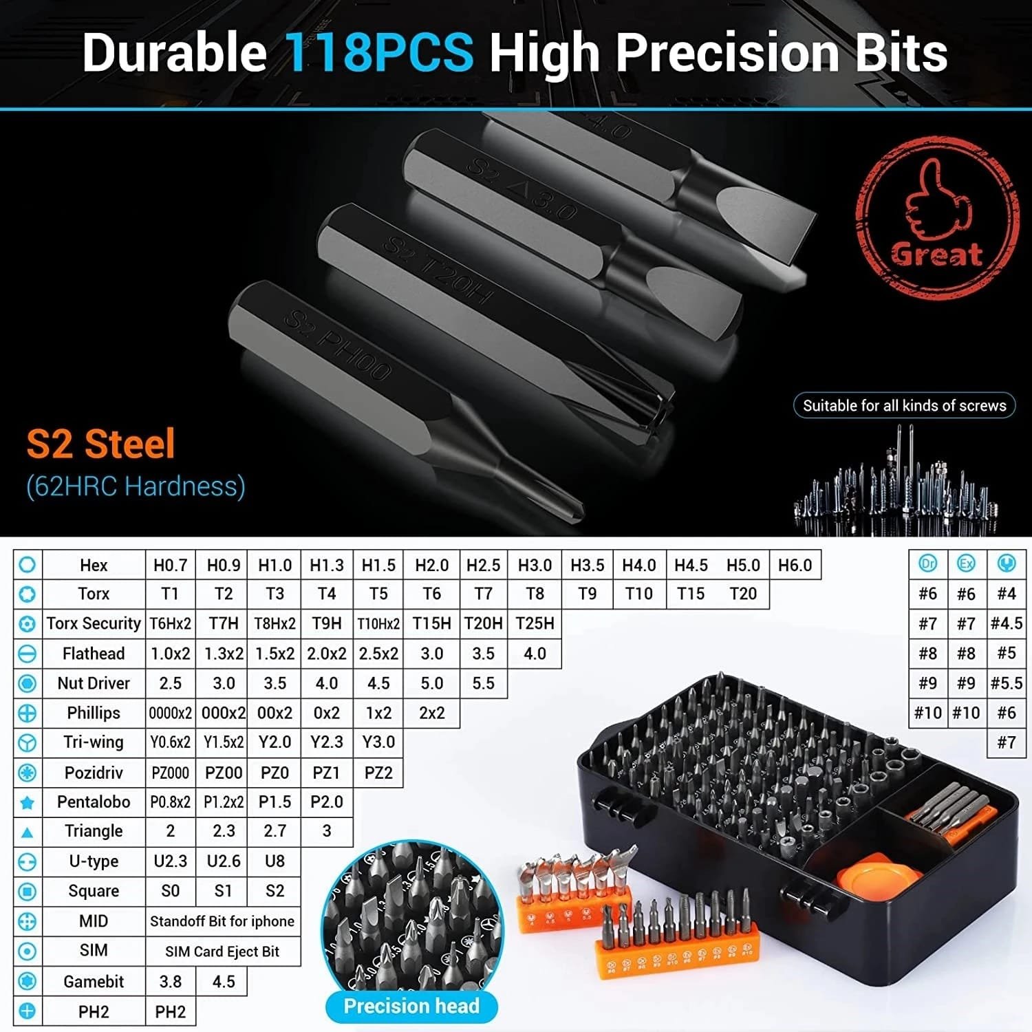 WOZOBUY Precision Screwdriver Set: Your Essential Repair Tool