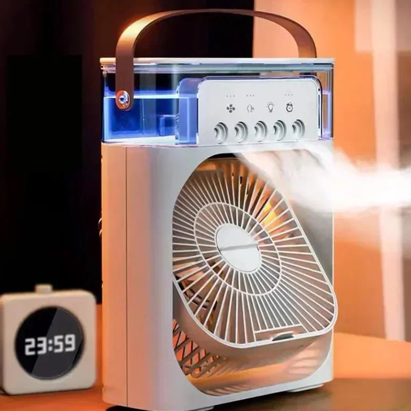 3-in-1 Portable Air Conditioner: Cool, Humidify, and Illuminate