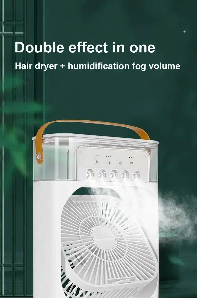 3-in-1 Portable Air Conditioner: Cool, Humidify, and Illuminate