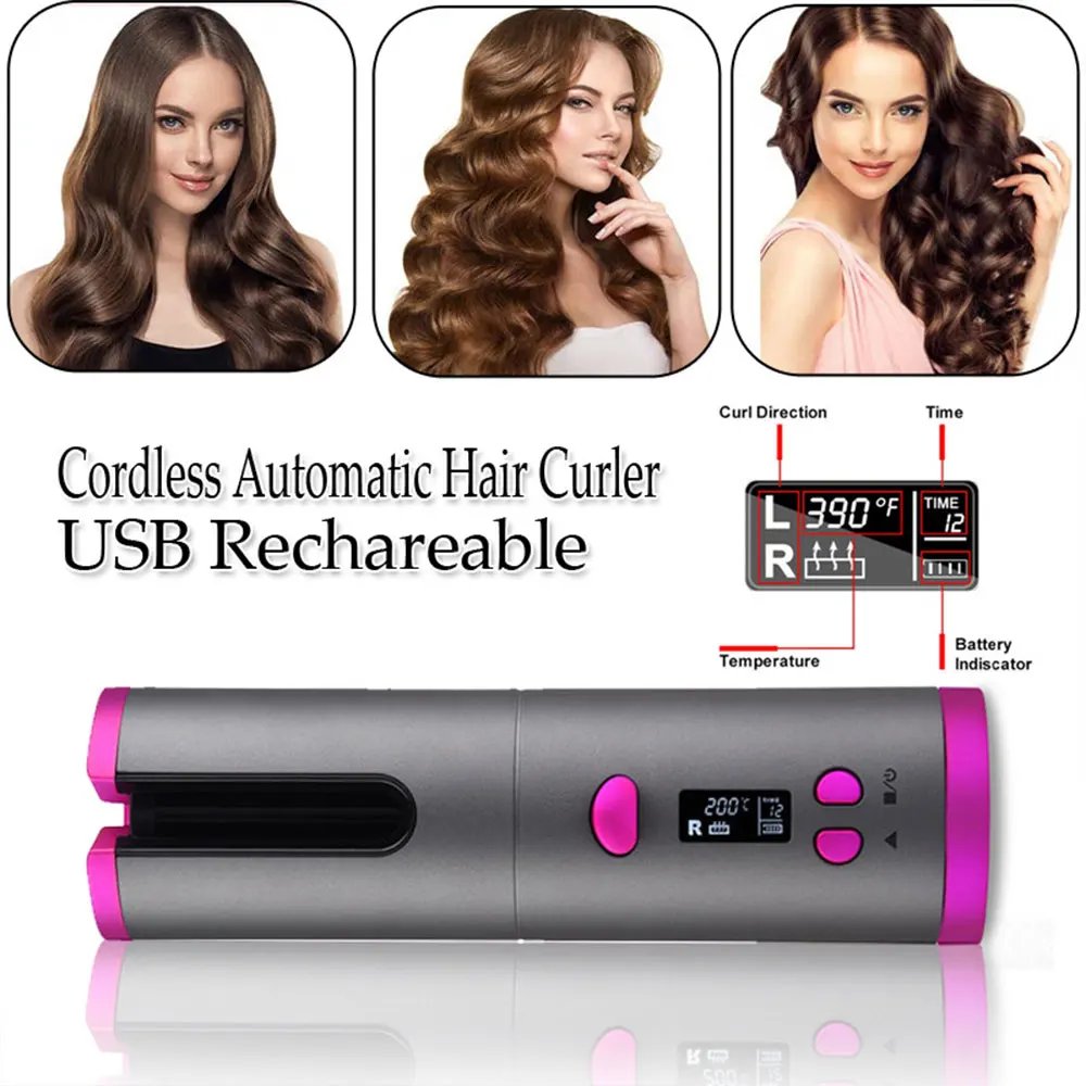 Cordless Automatic Hair Curler: Create Perfect Curls
