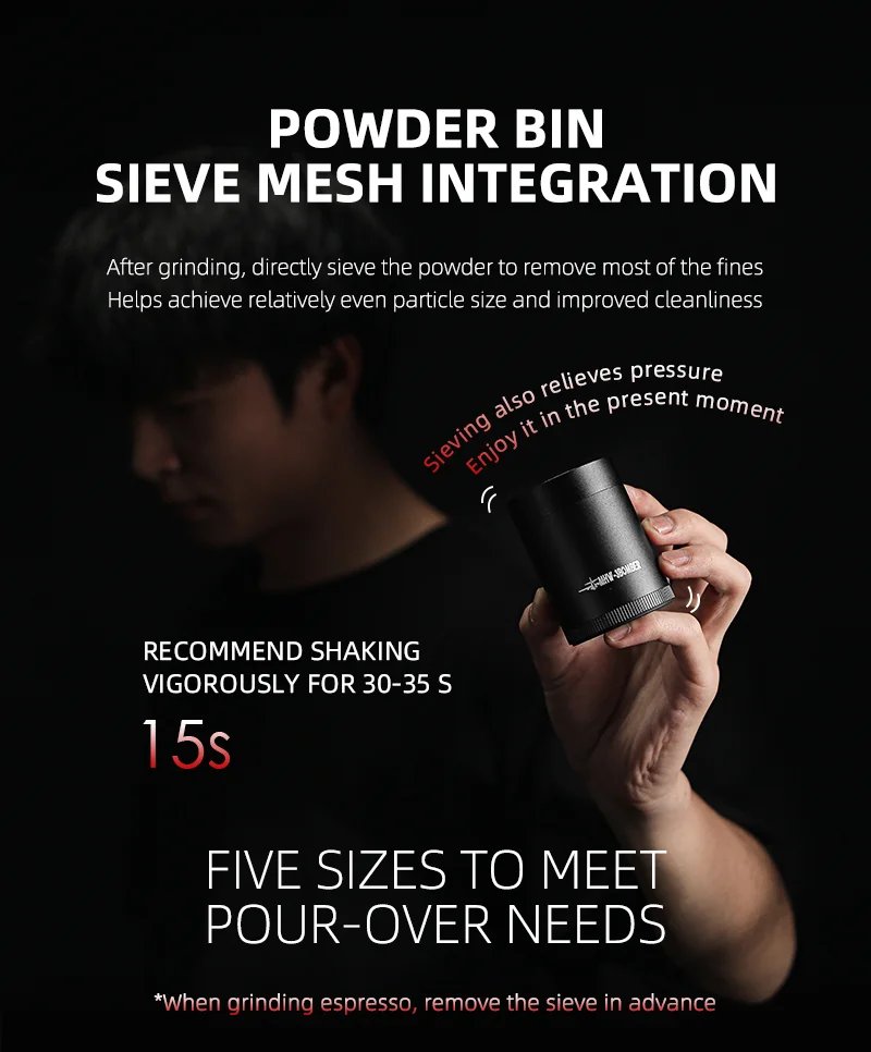 R3 Manual Coffee Grinder: Precision Grinding for Espresso