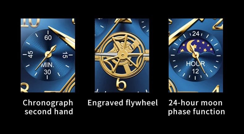 OLEVS 2900 Moon Phase Watch Men Stainless Steel Waterpoof Luminous Fashion Skeleton Chronograph Quartz Wrist Watch for Men NEW