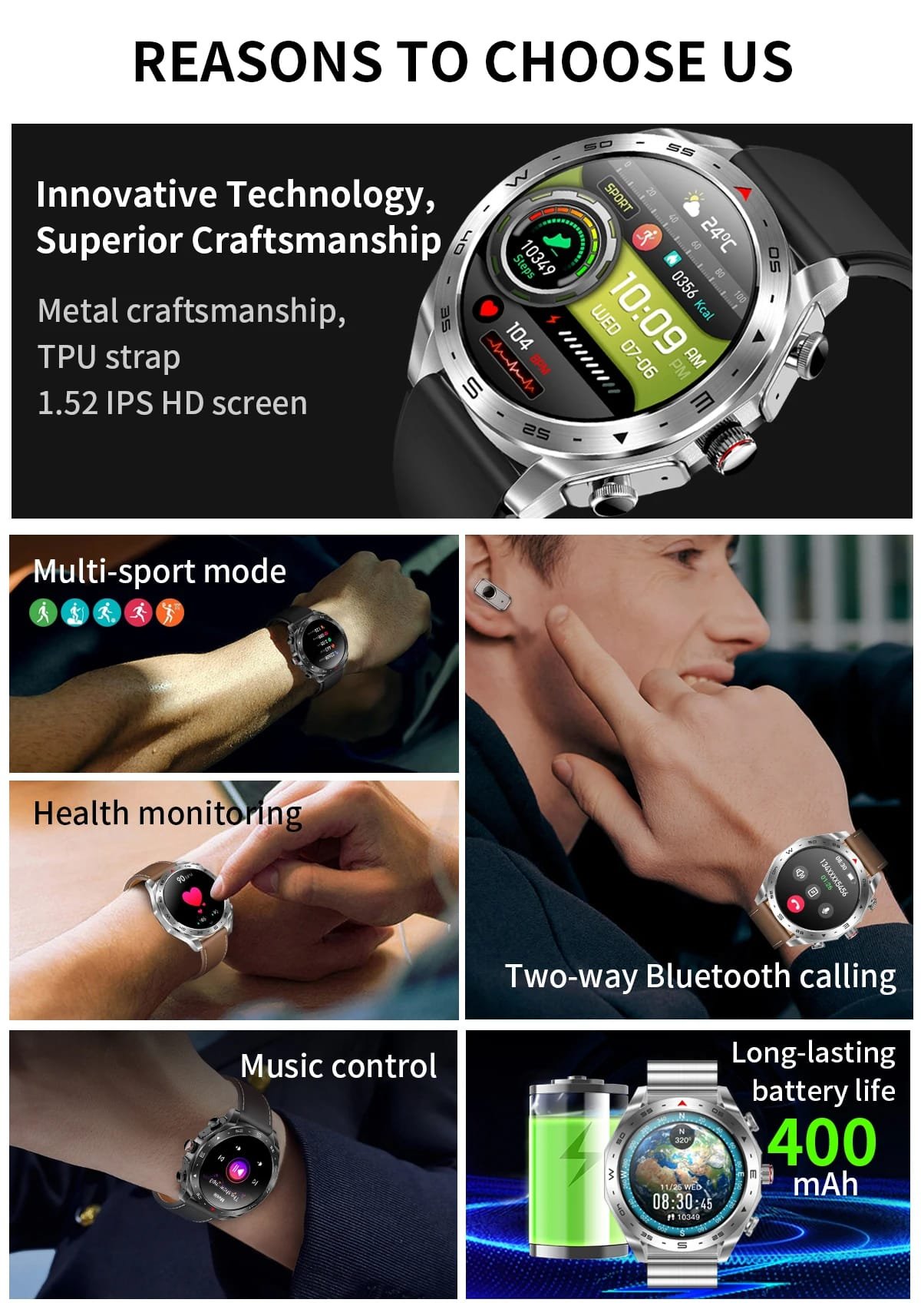 2-in-1 Smart Watch and Earbuds: Your Ultimate Fitness Companion