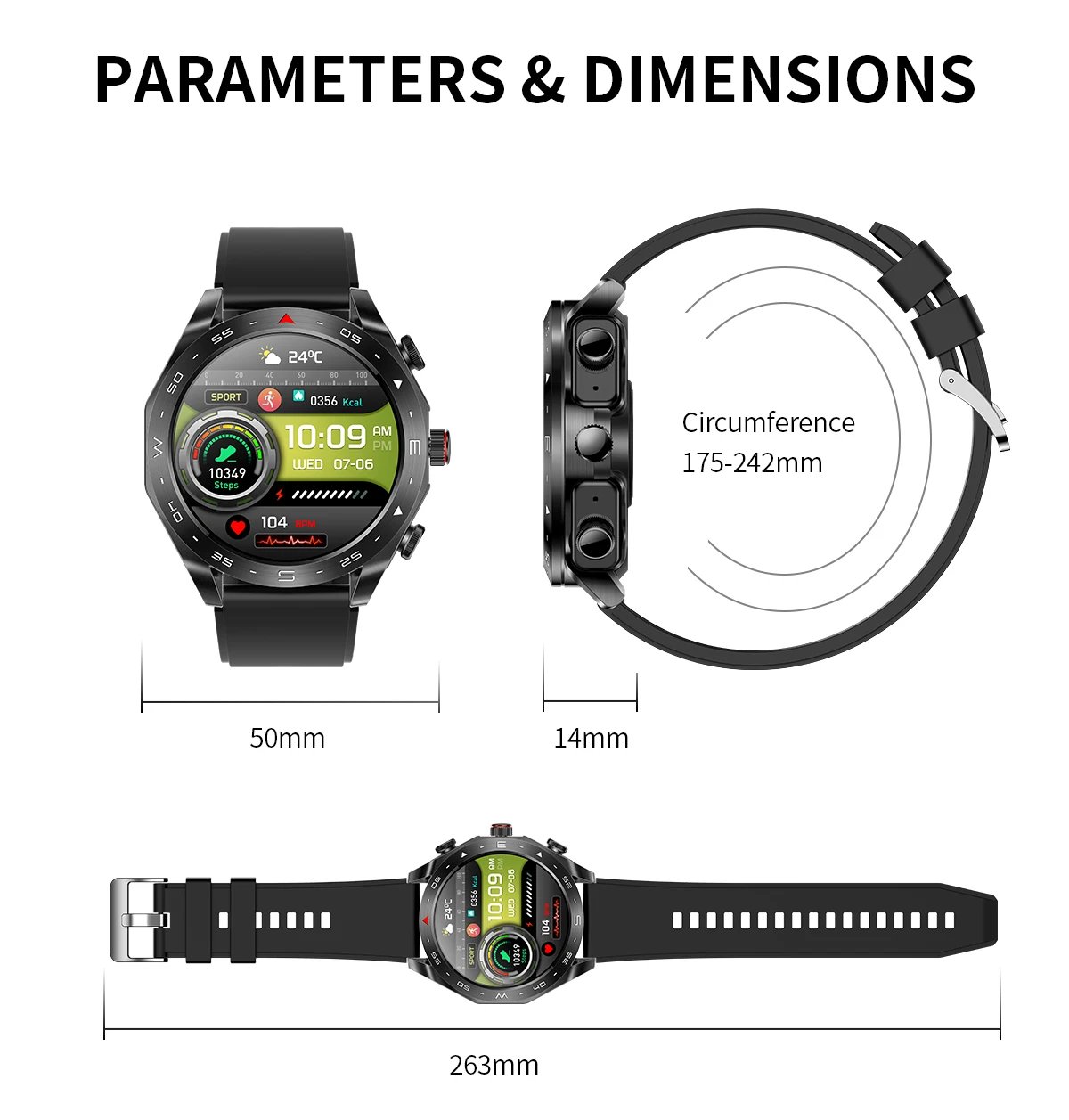 2-in-1 Smart Watch and Earbuds: Your Ultimate Fitness Companion