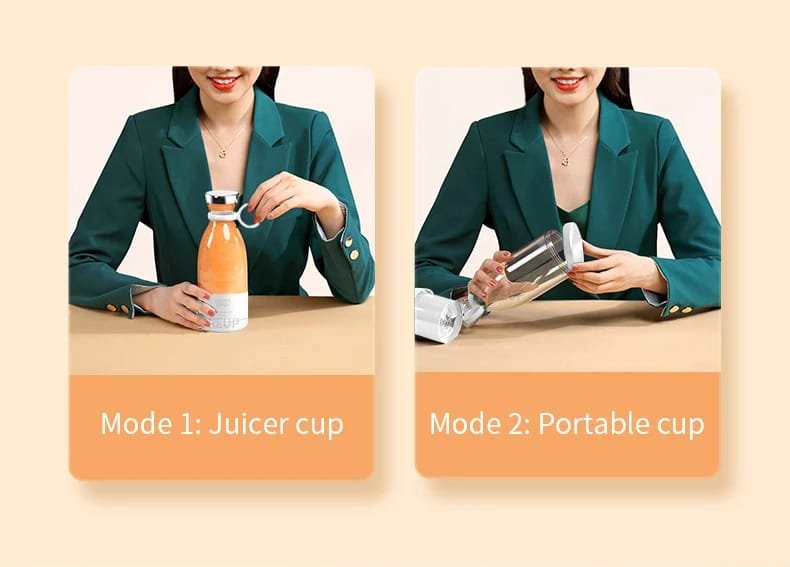 Portable Juicer Bottle: Fresh Juice on the Go
