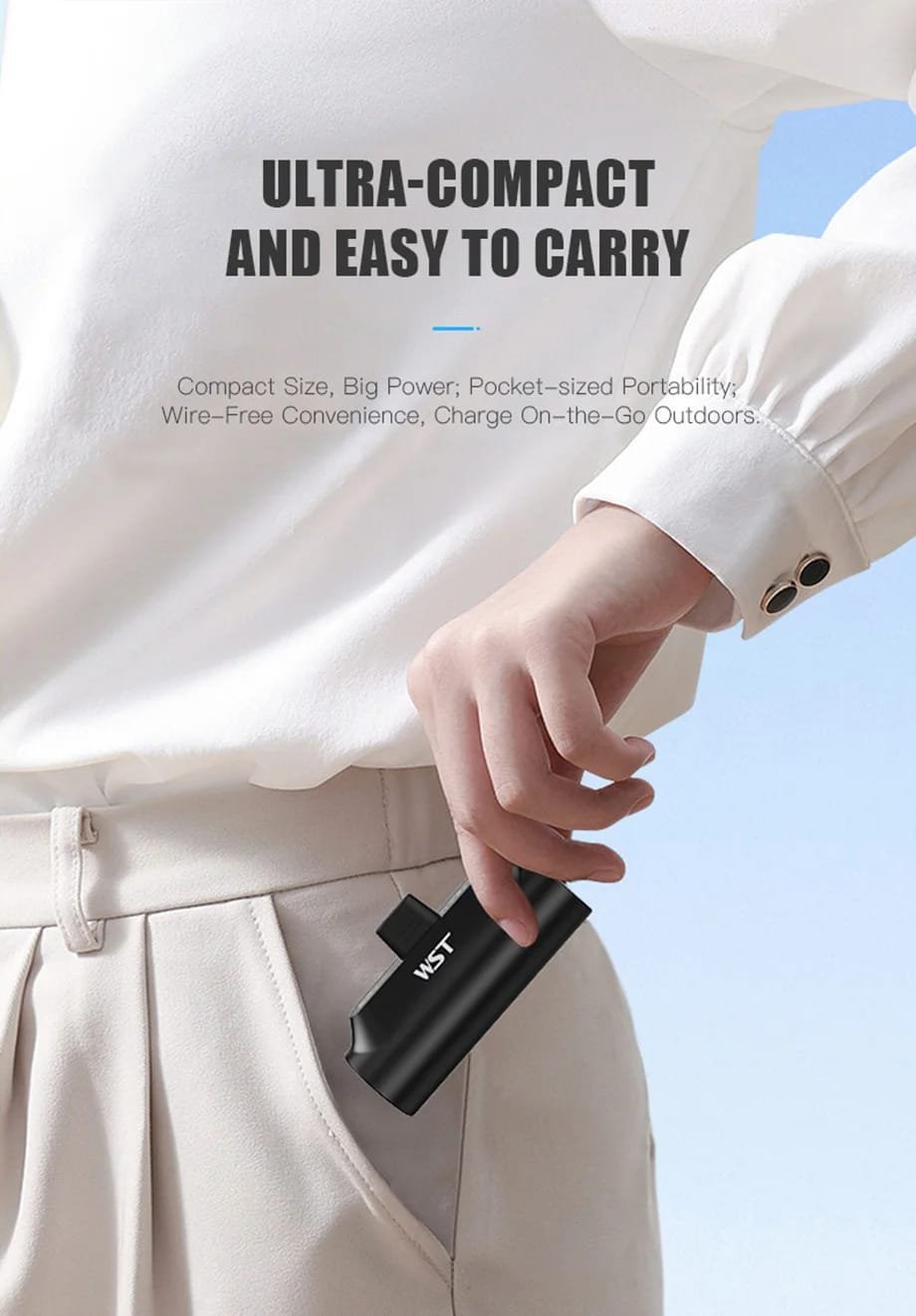 WST Small Portable Charger: Fast Charge Your Devices