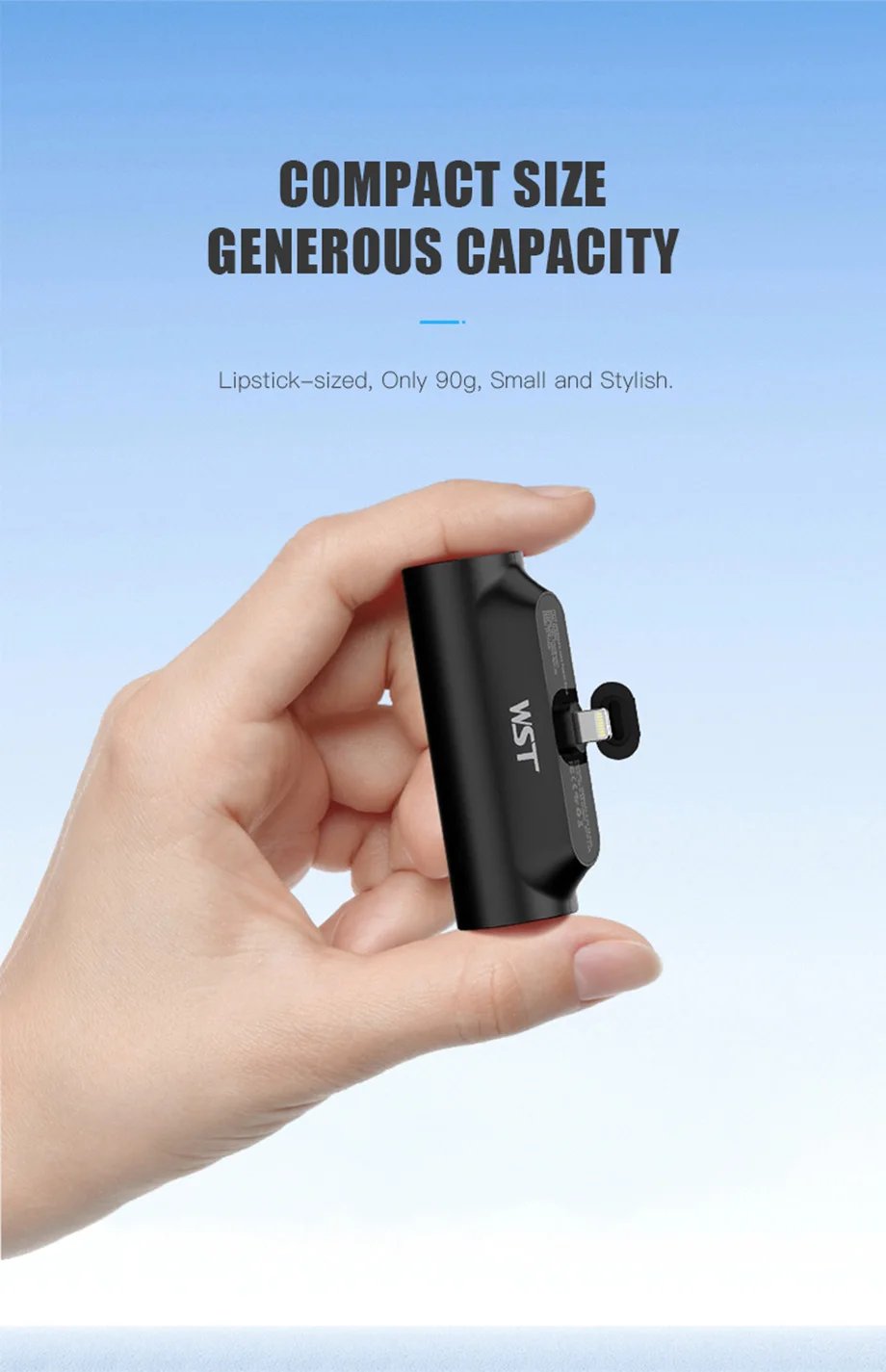 WST Small Portable Charger: Fast Charge Your Devices