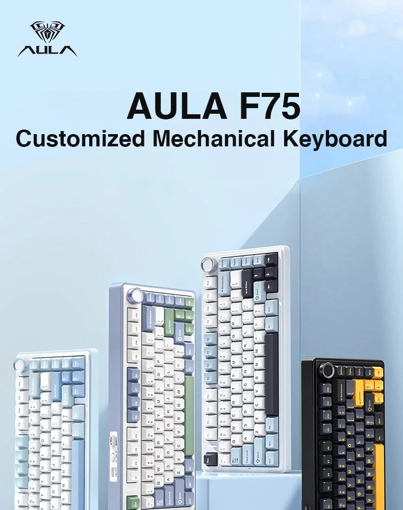 AULA F75: Customizable Mechanical Gaming Keyboard