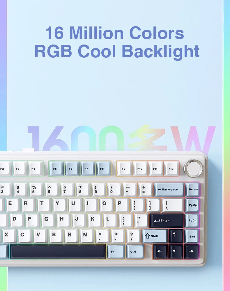 AULA F75: Customizable Mechanical Gaming Keyboard