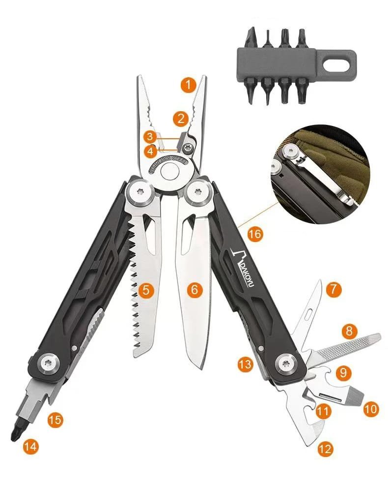 DAKOYU Folding Multitool Pliers: A Versatile Tool for Any Adventure