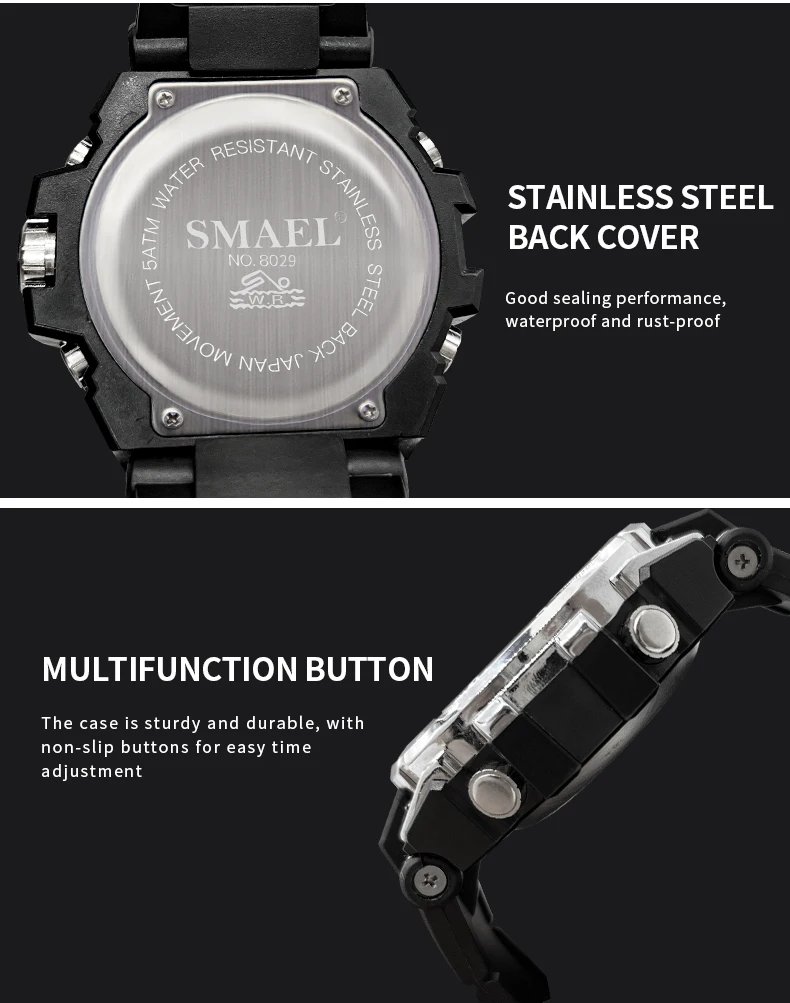 SMAEL Sport Watches: Durable and Versatile for Active Lifestyles