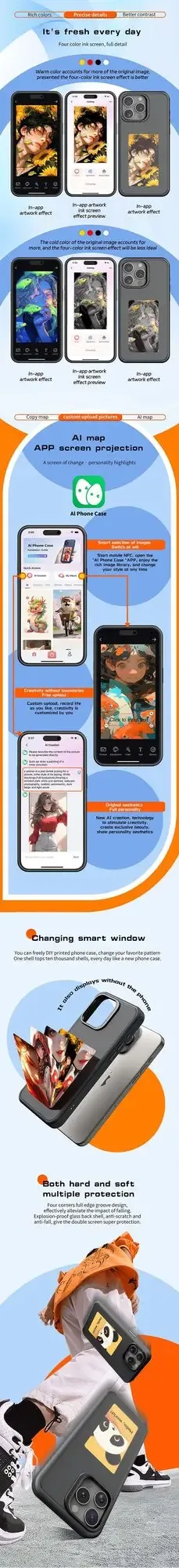 New-Tech NFC Function Phone Case: Customizable and Eco-Friendly